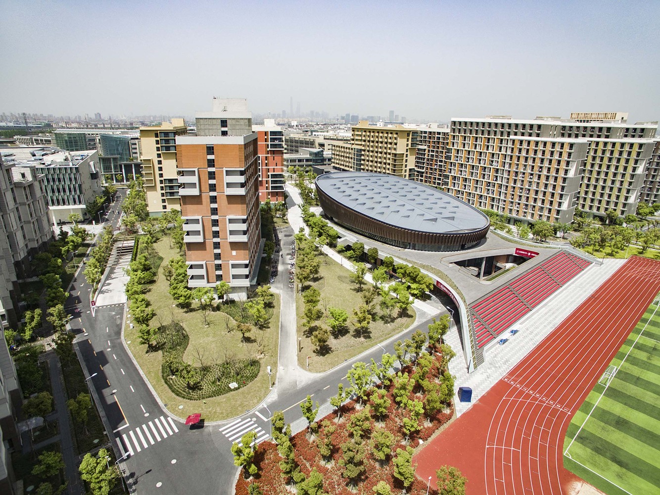 上海科技大学新校区-体育馆